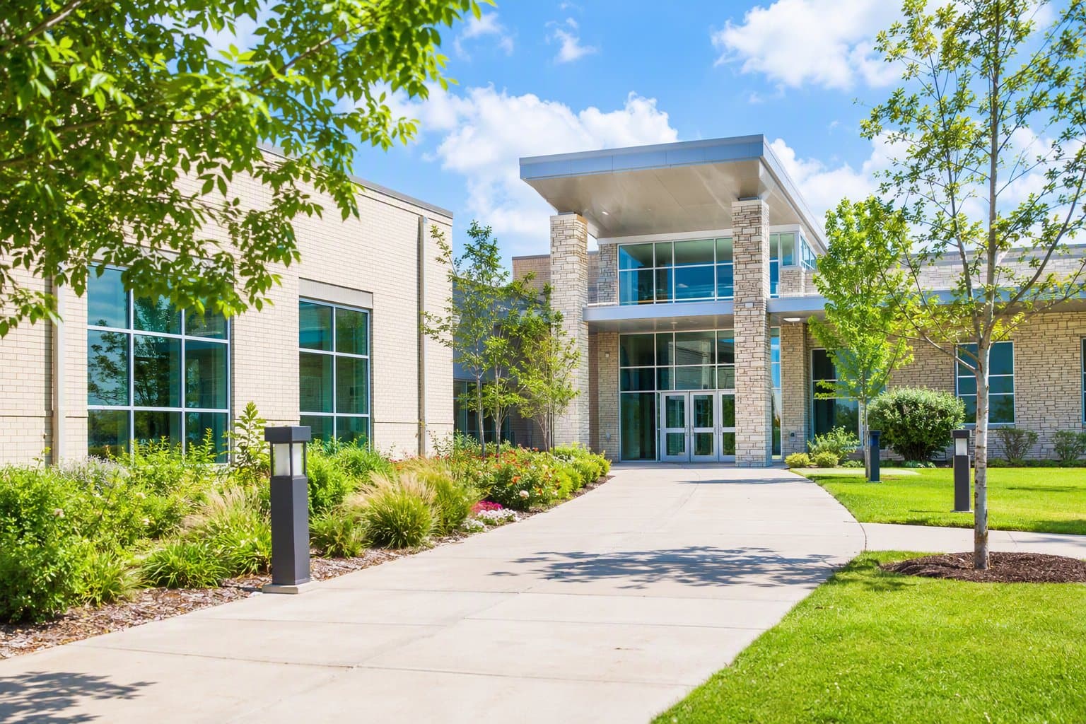 Princeton ISD school campus - illustration, Jake Team LLC
