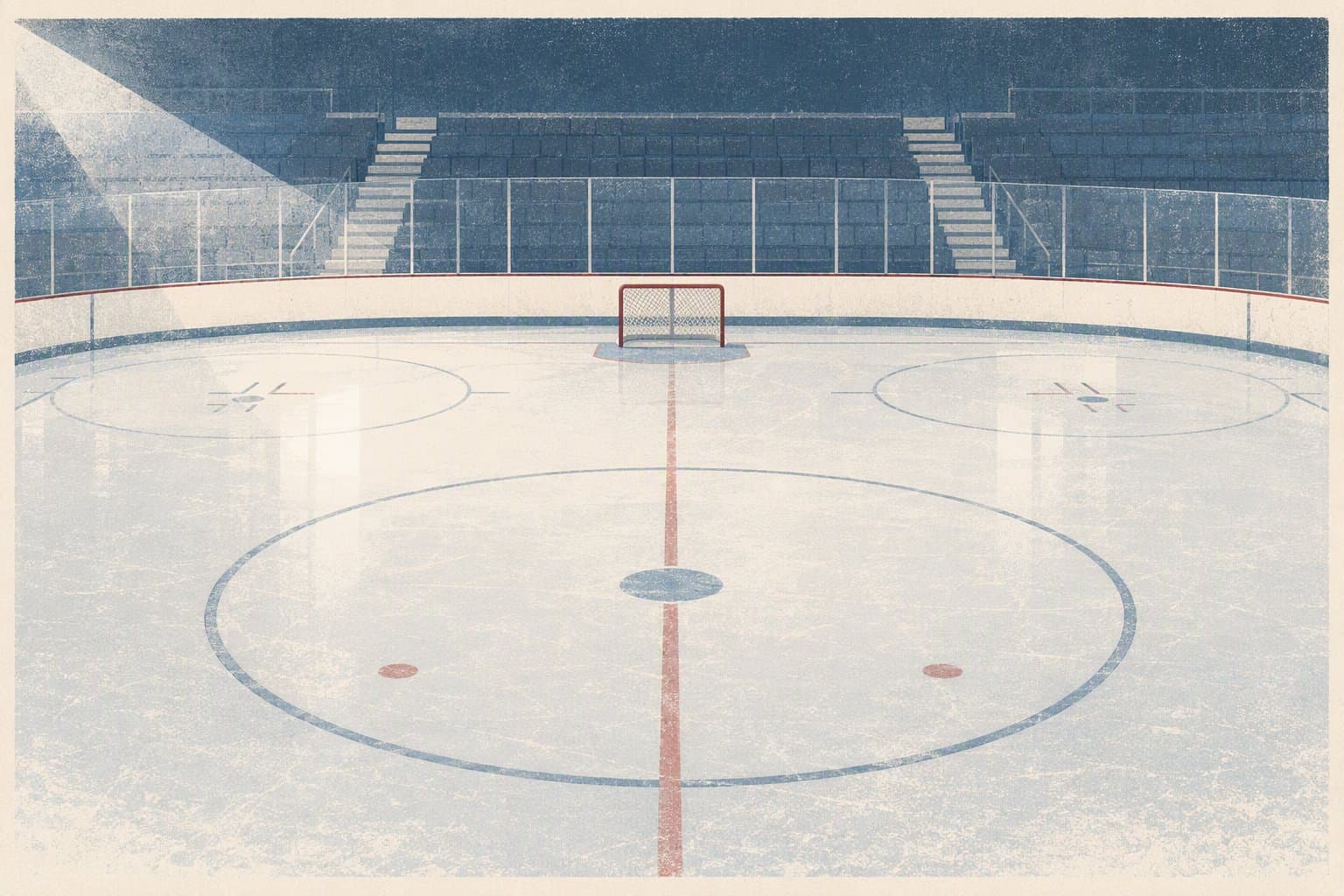 Ice Hockey Shootout - illustration, Jake Team LLC