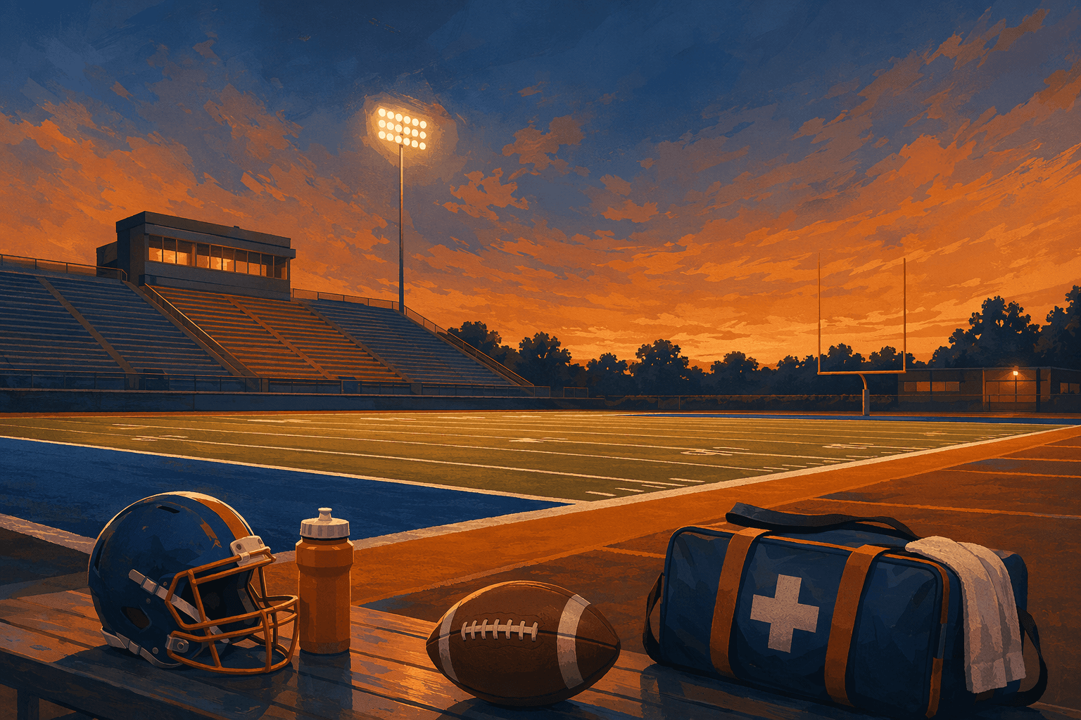 School Sports Safety - illustration, Jake Team LLC