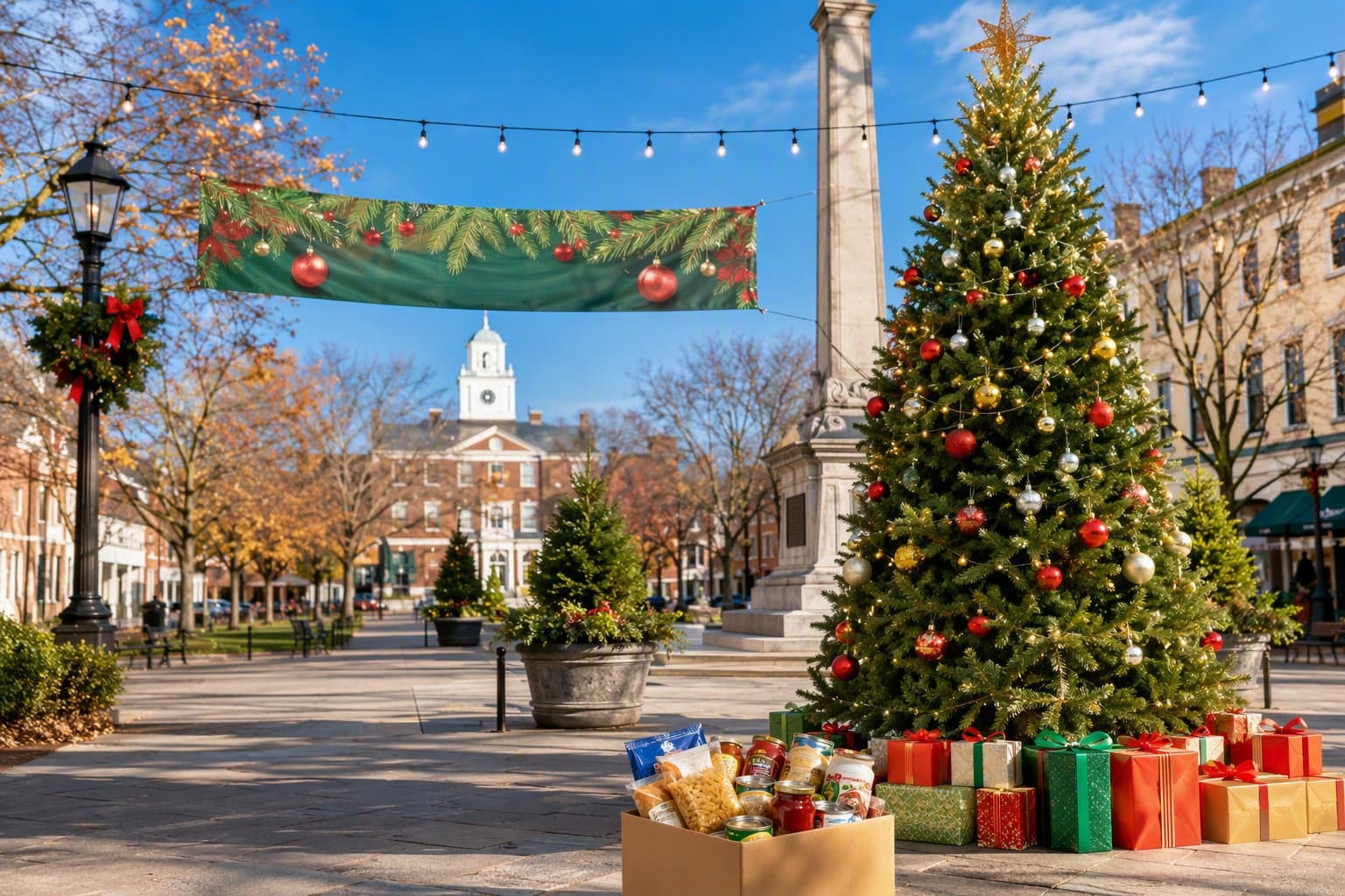 Princeton holiday giving - illustration, Jake Team LLC