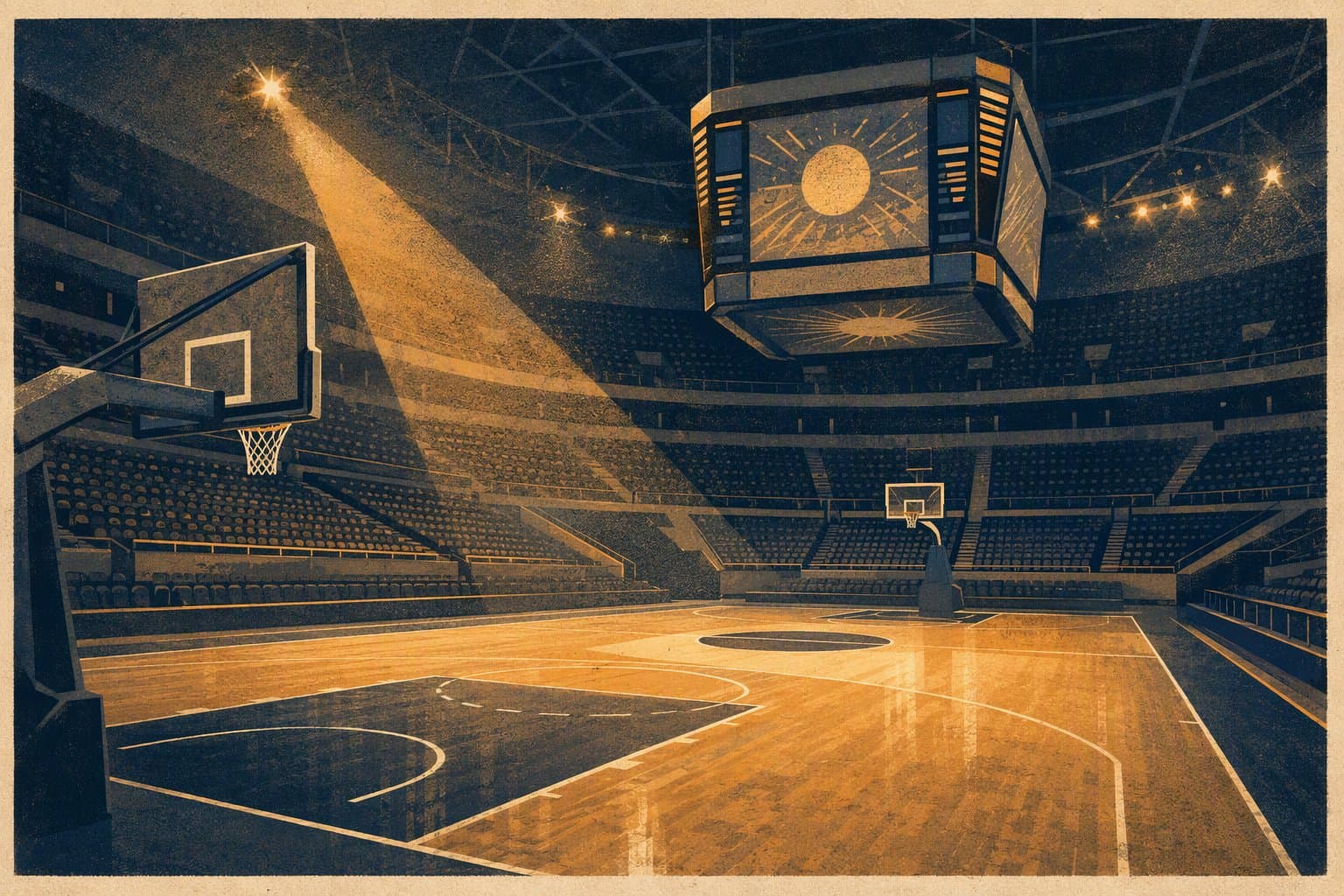 Basketball Victory - illustration, Jake Team LLC