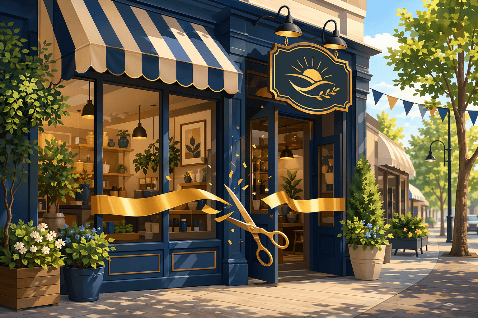 Business Opening - illustration, Jake Team LLC