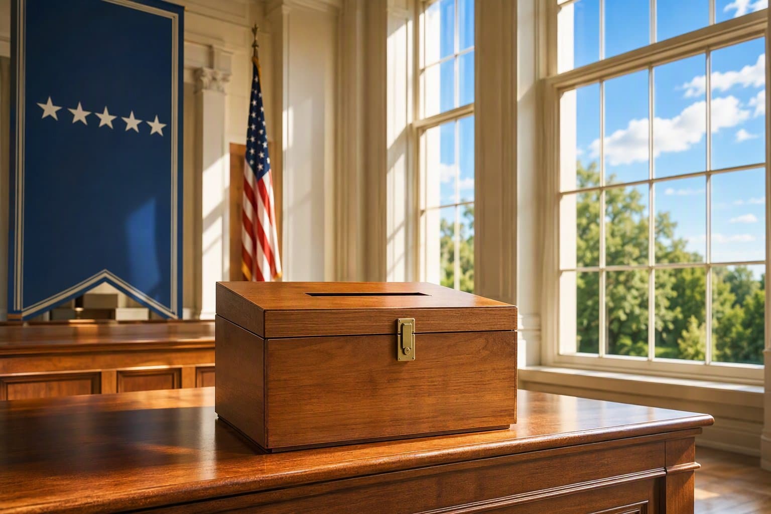 Texas election ballot box - illustration, Jake Team LLC