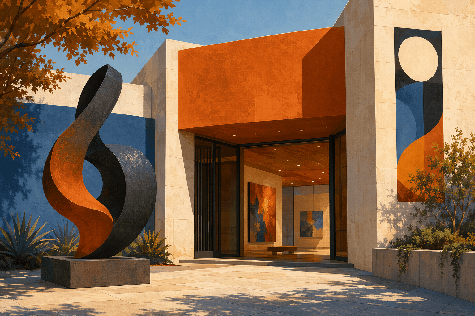 Cultural museum opening - illustration, Jake Team LLC