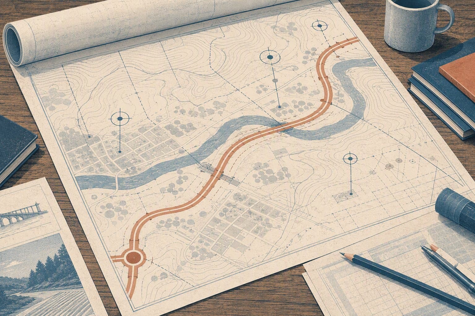 Roadway Planning - illustration, Jake Team LLC