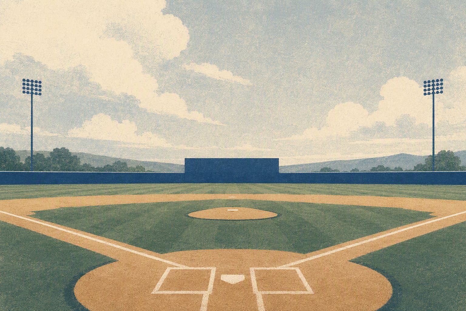 Baseball field perspective - illustration, Jake Team LLC