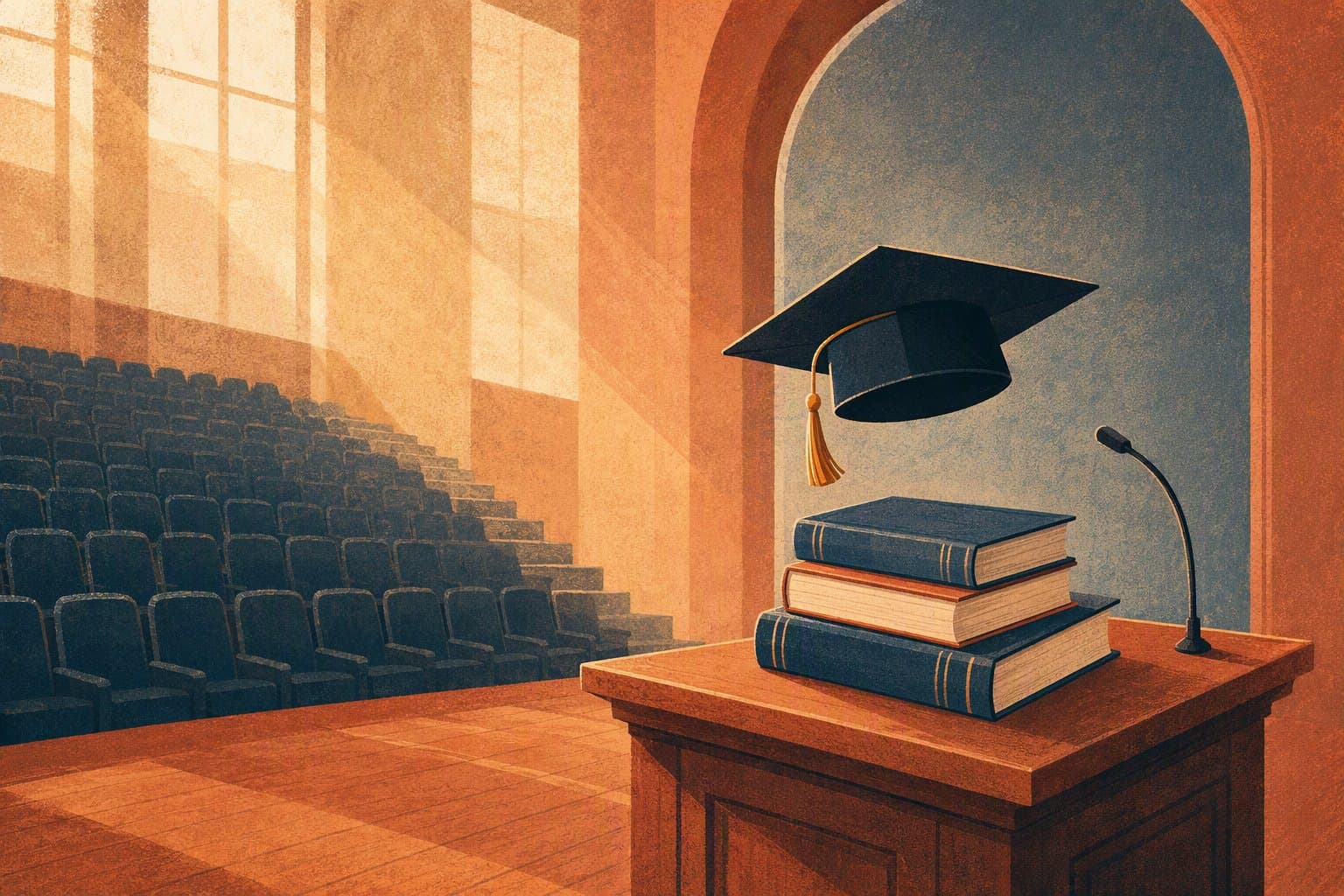 Graduation Venue - illustration, Jake Team LLC