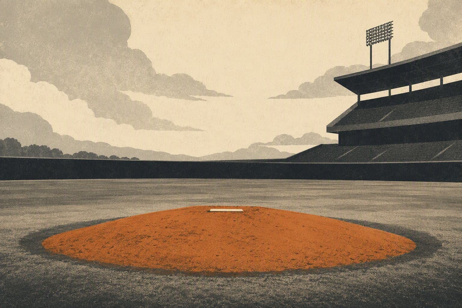 Baseball mound - illustration, Jake Team LLC