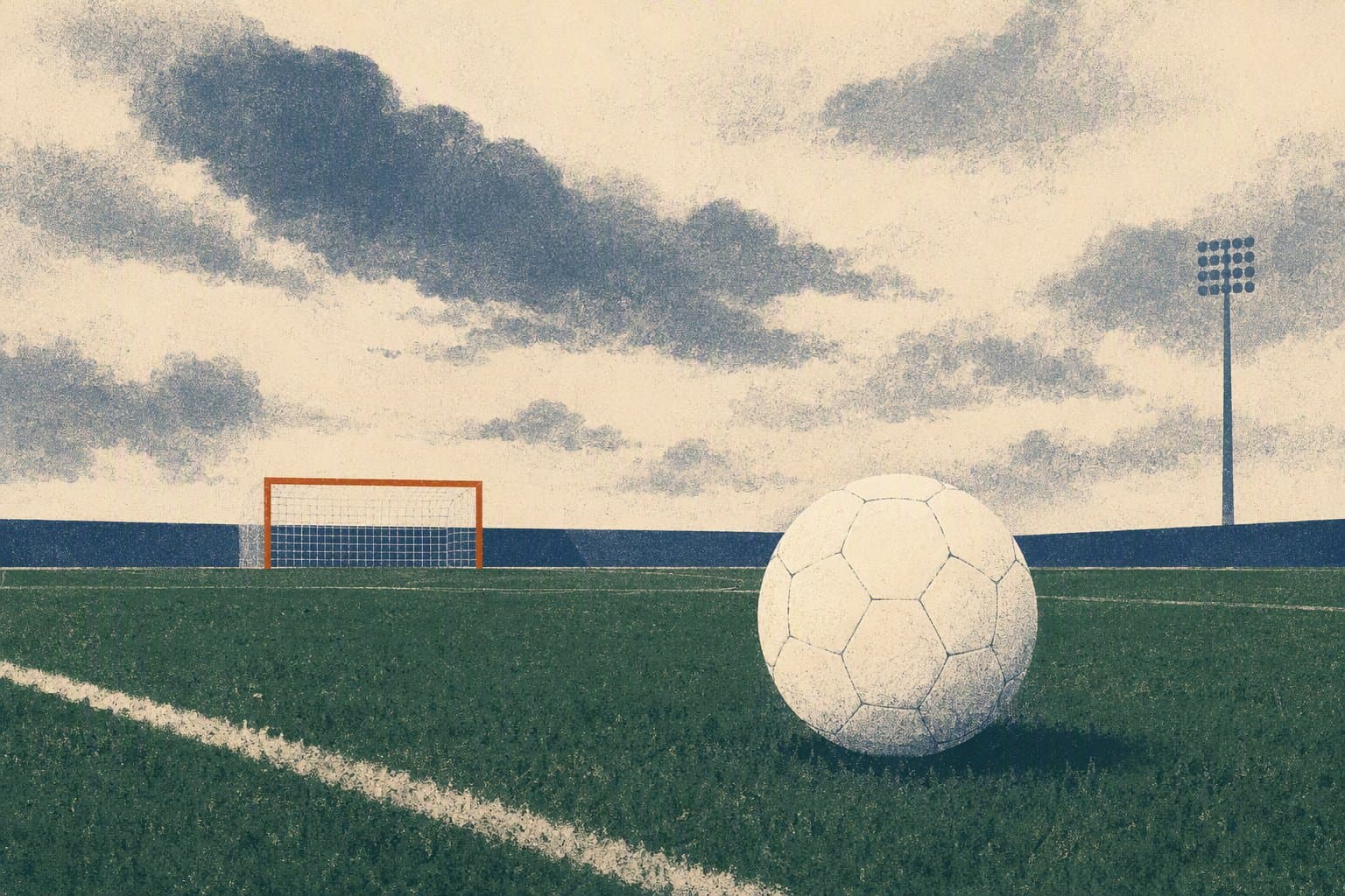 Soccer stalemate - illustration, Jake Team LLC