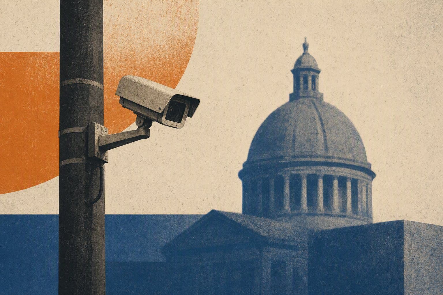 Civic Surveillance - illustration, Jake Team LLC