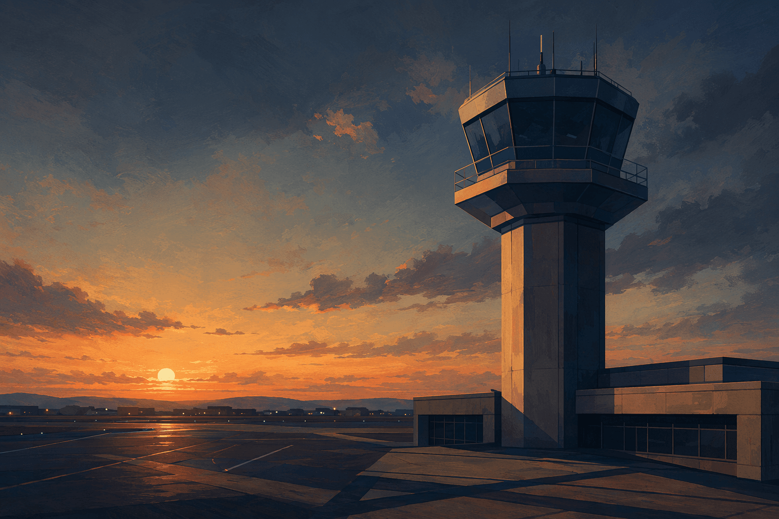 Airport Funding Dispute - illustration, Jake Team LLC