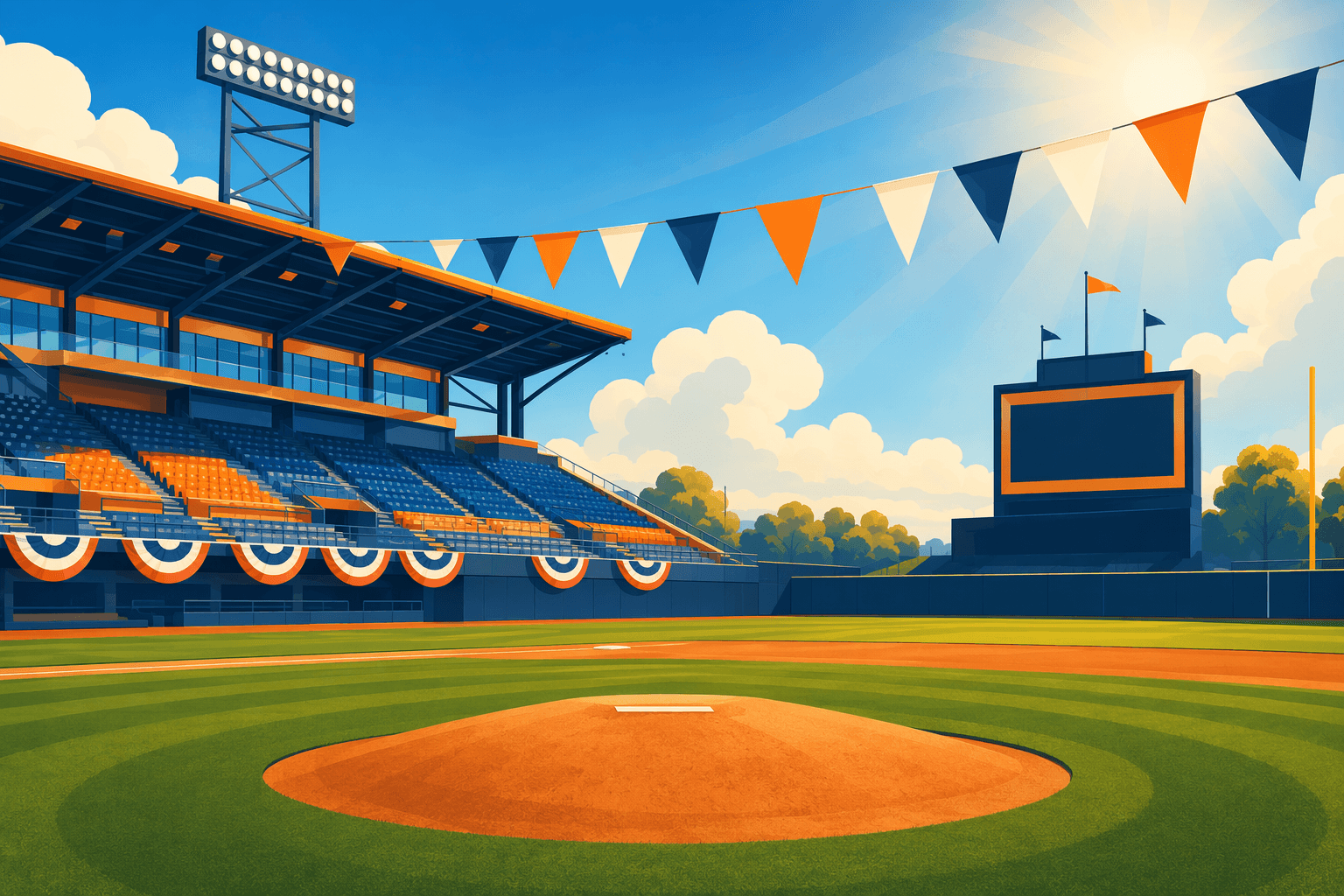 Baseball Victory - illustration, Jake Team LLC