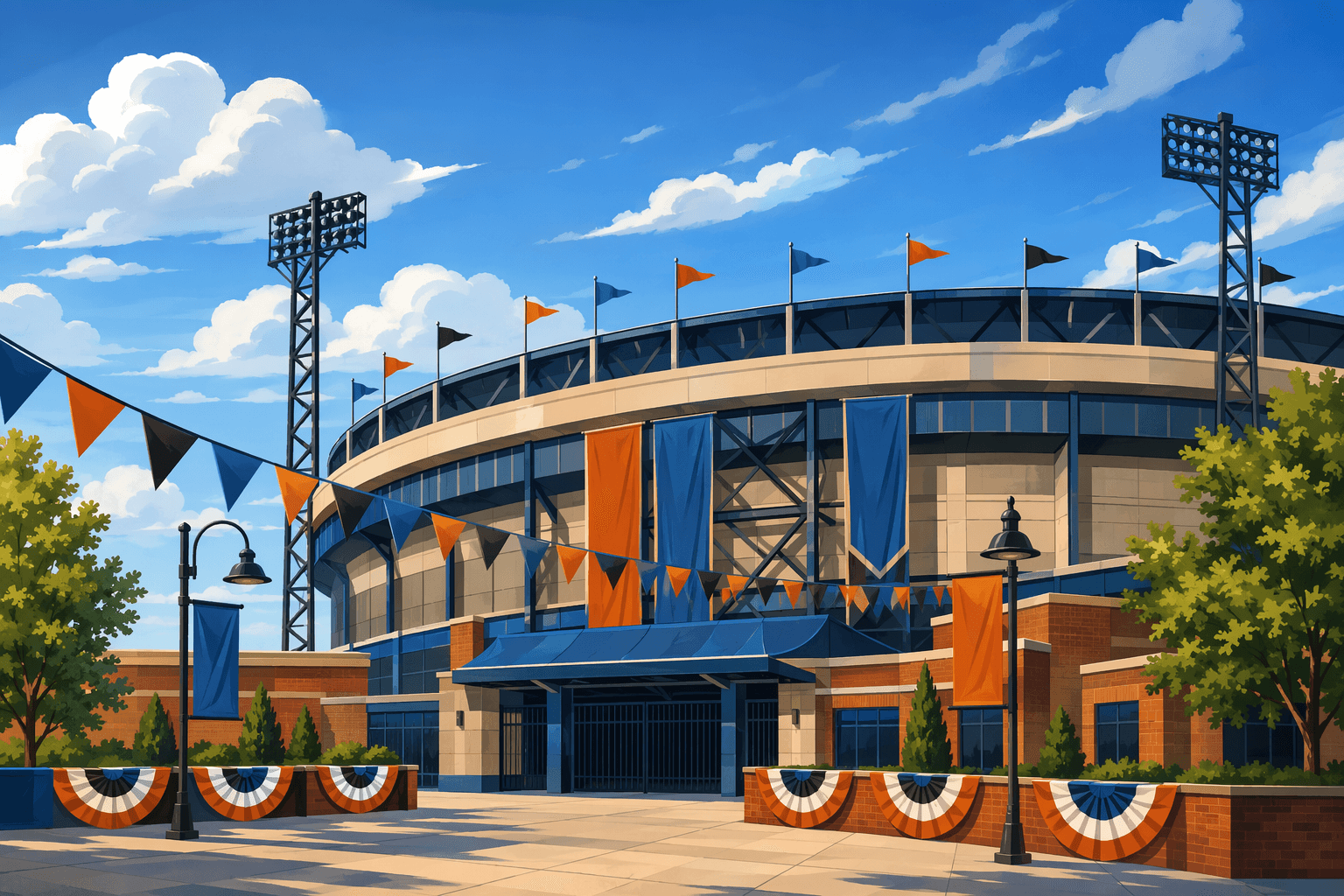 Victory Stadium - illustration, Jake Team LLC