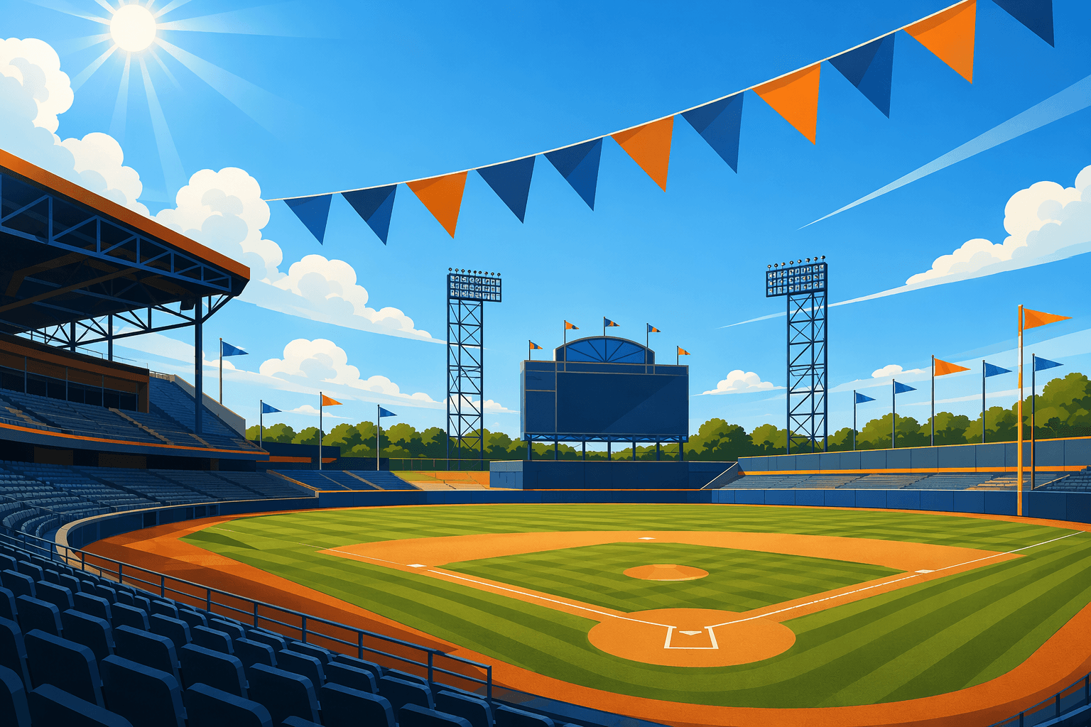 Baseball Victory - illustration, Jake Team LLC