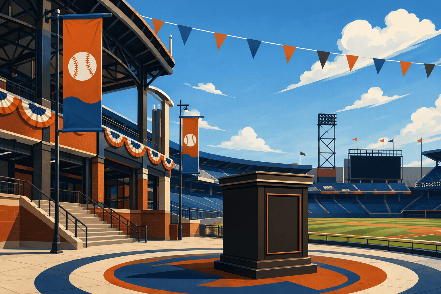 Stadium Victory - illustration, Jake Team LLC