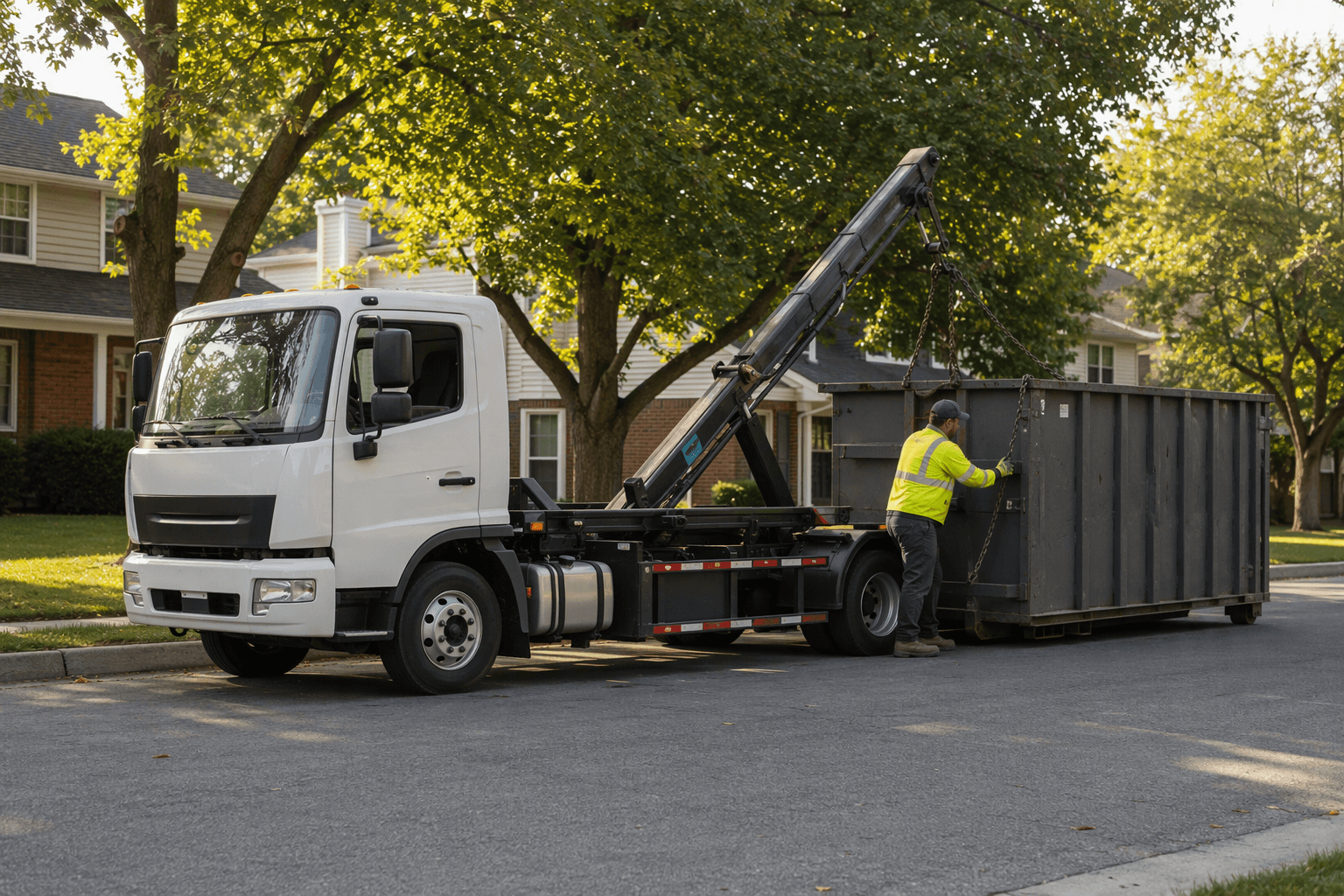 waste management logistics - illustration, Jake Team LLC