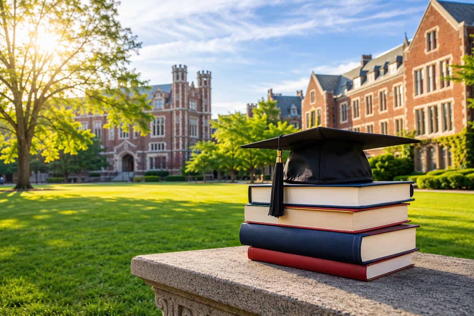 university campus - illustration, Jake Team LLC