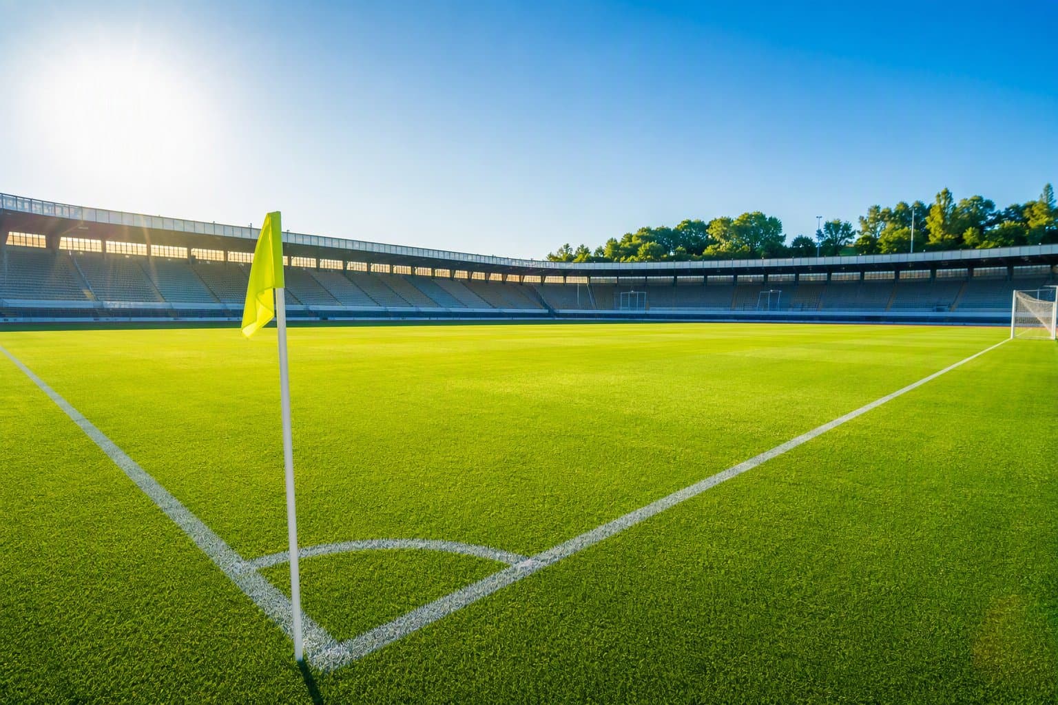 empty soccer stadium - illustration, Jake Team LLC