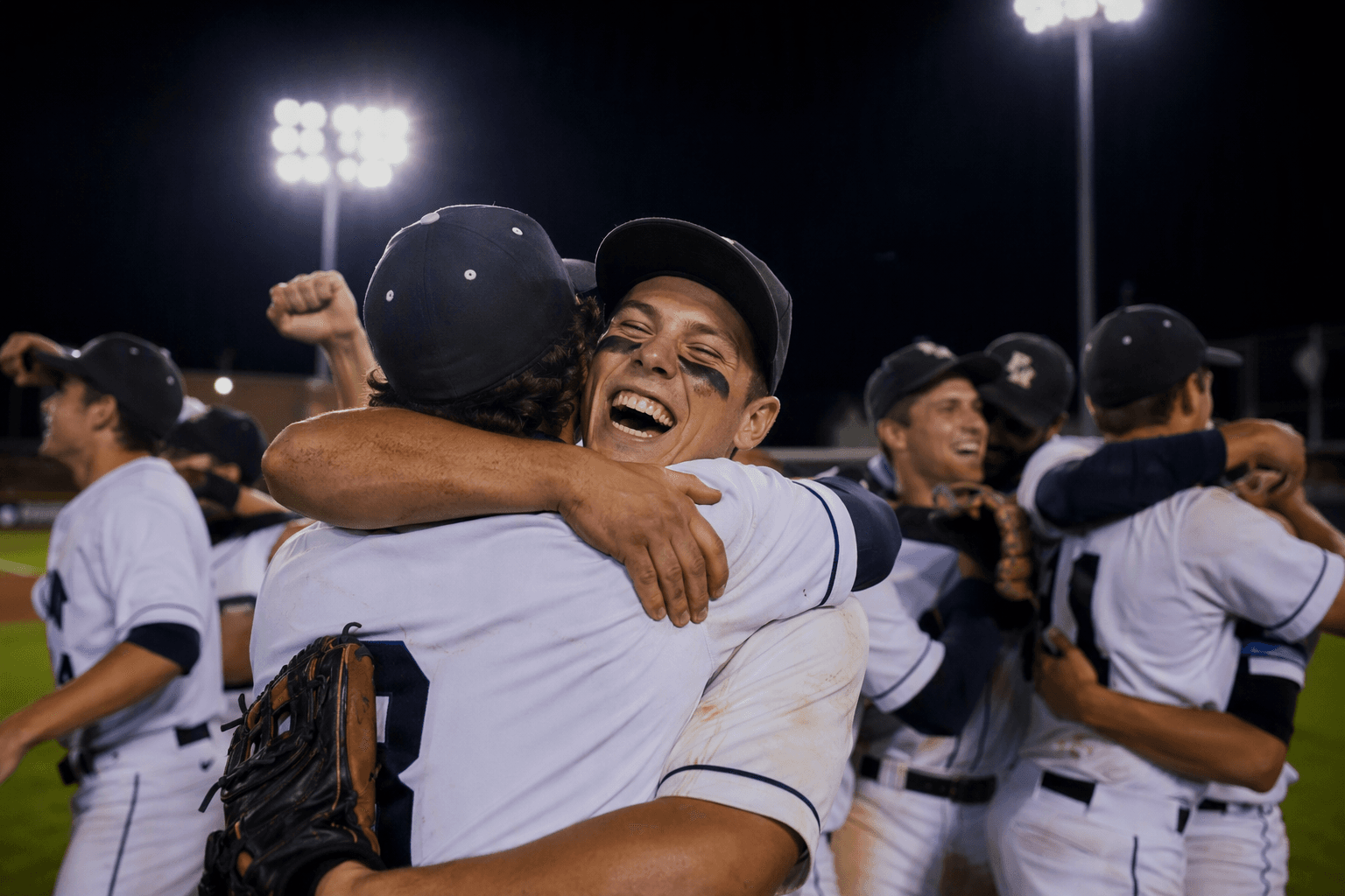 baseball victory rally - illustration, Jake Team LLC
