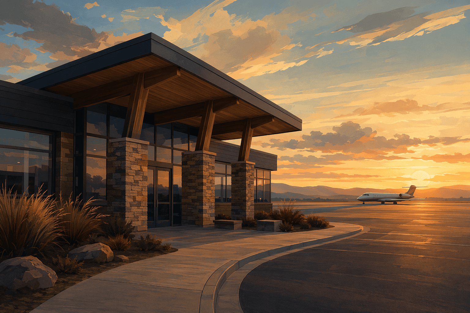 New Airline Service - illustration, Jake Team LLC