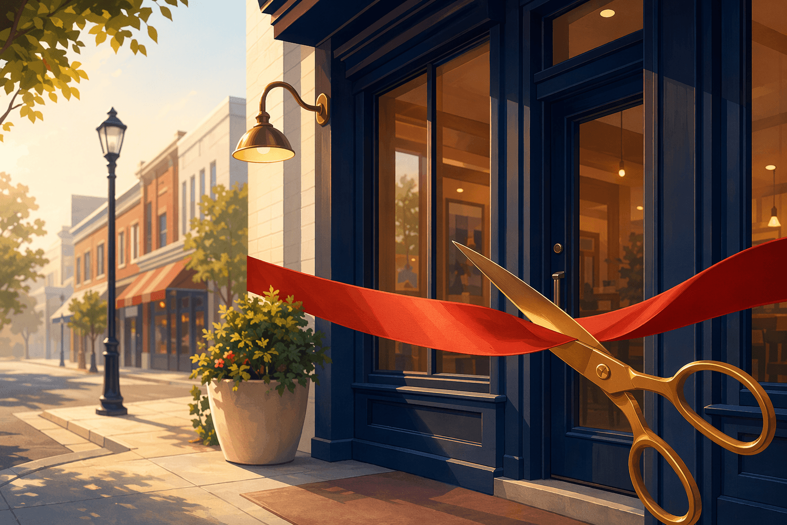 New Business Opening - illustration, Jake Team LLC