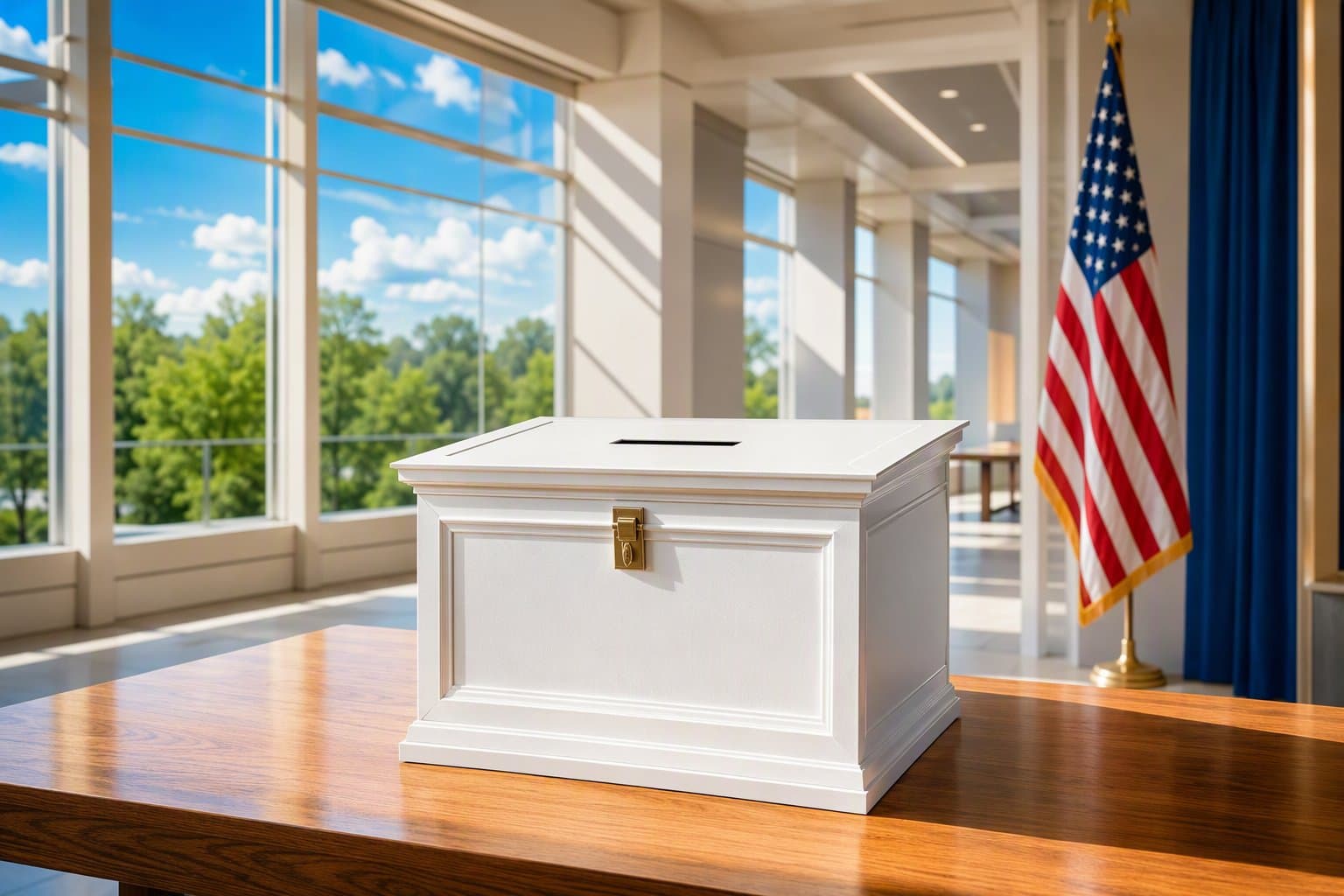 Texas election ballot box - illustration, Jake Team LLC