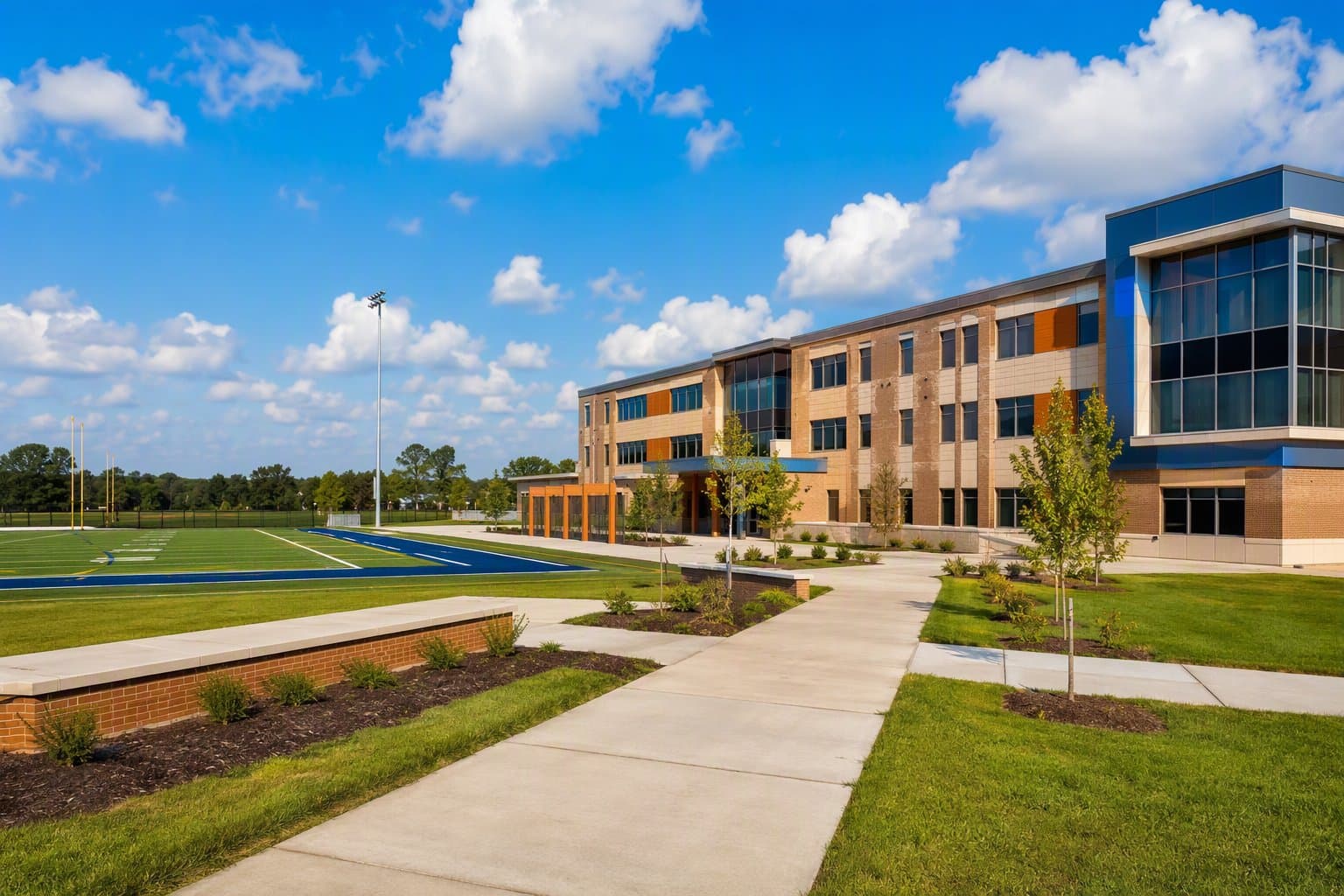 New school campus - illustration, Jake Team LLC