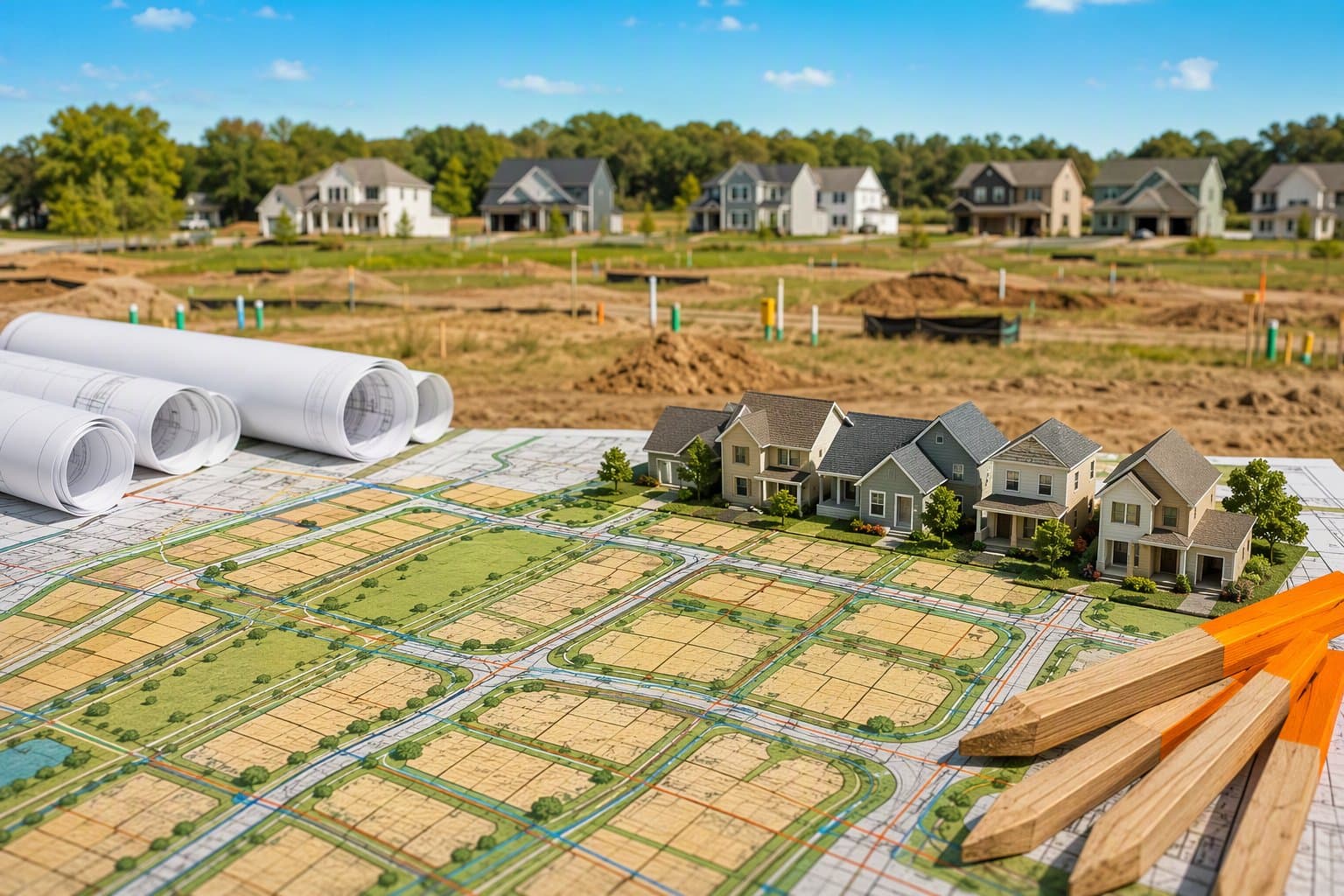 Planned Residential Growth - illustration, Jake Team LLC