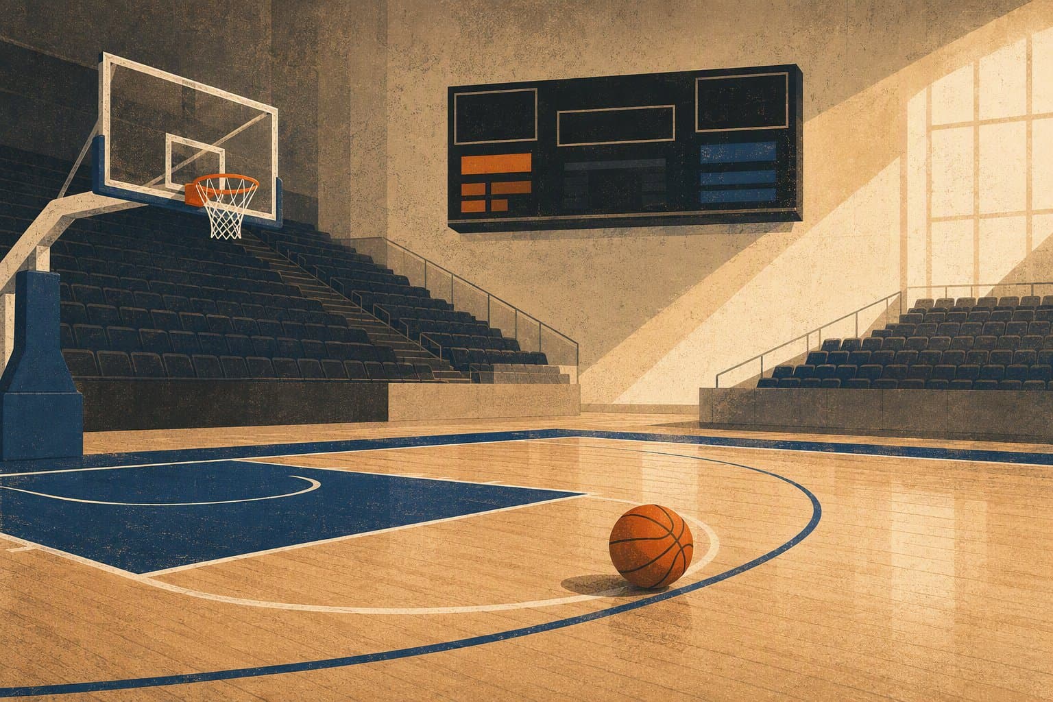 Basketball Momentum - illustration, Jake Team LLC
