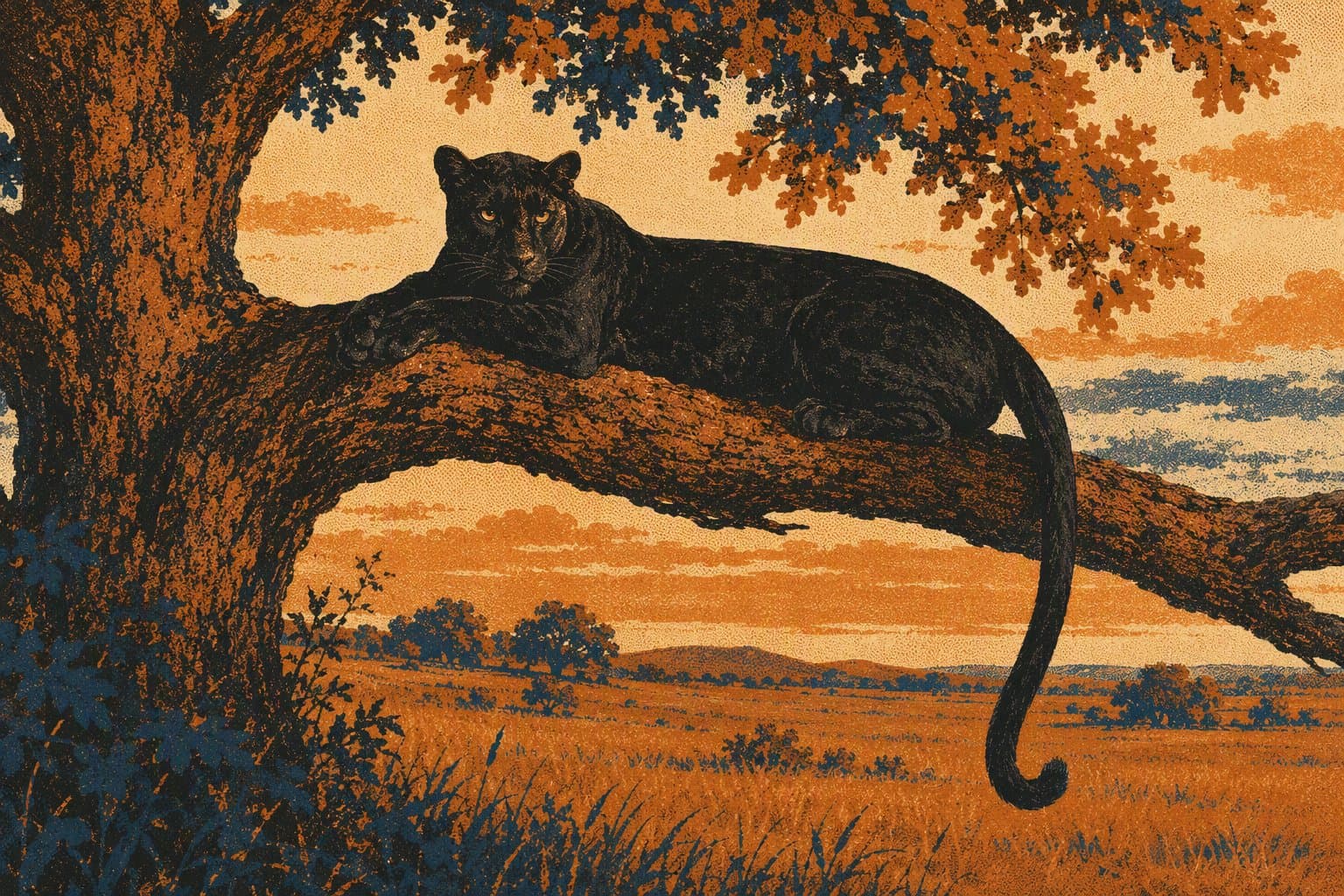 Panther - generic mascot-animal illustration, not a school logo. Jake Team LLC