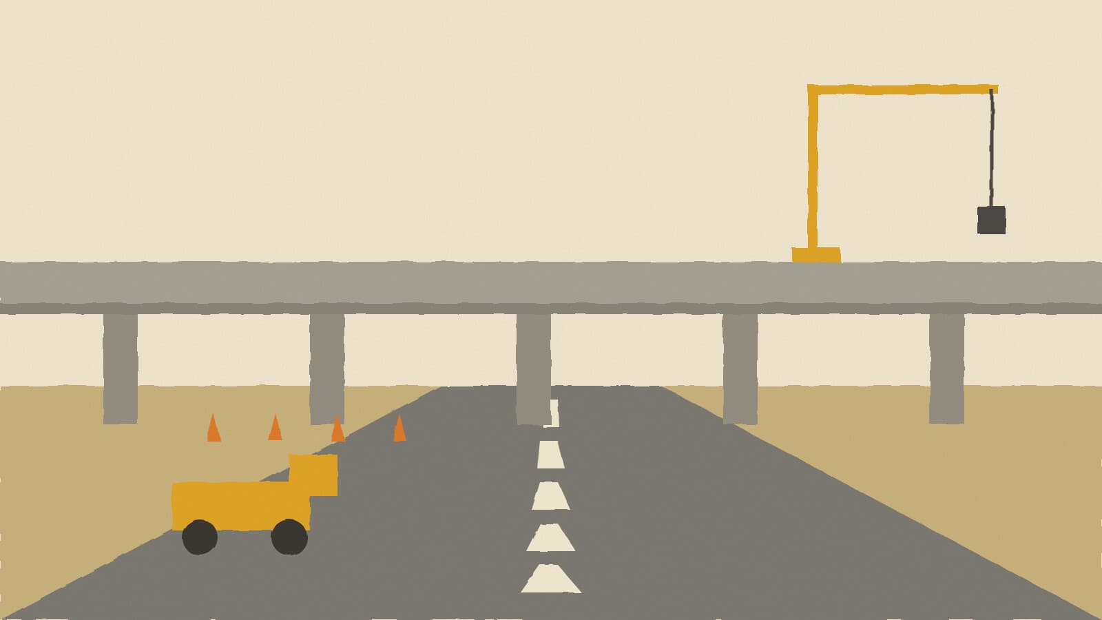 Highway interchange under construction - illustration, Jake Team LLC