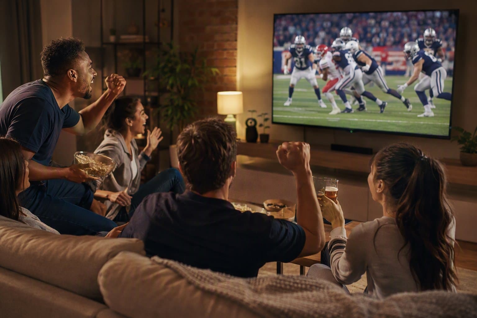 Football Watch Party - illustration, Jake Team LLC
