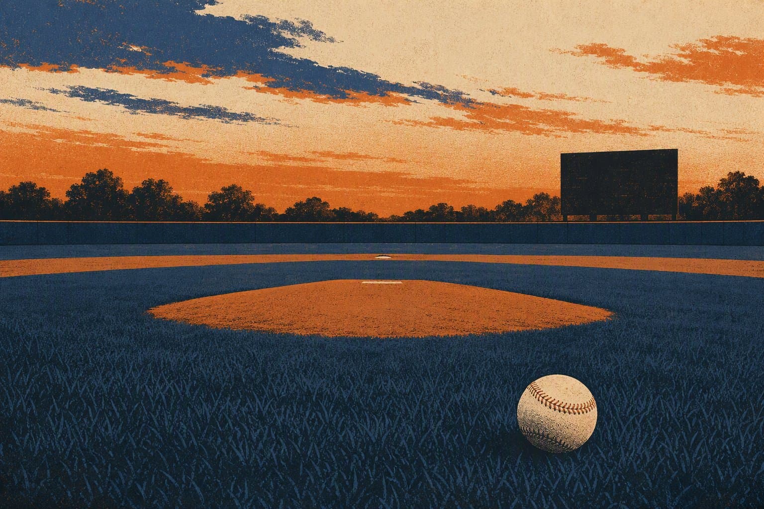 Baseball Shutout - illustration, Jake Team LLC