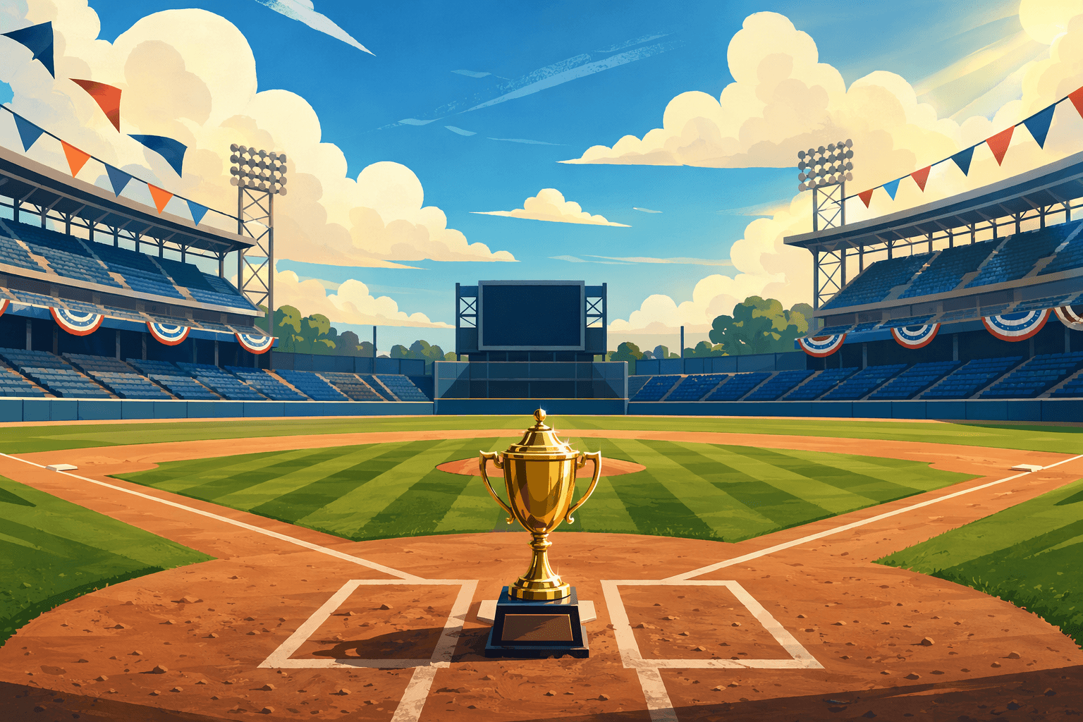 Baseball game - illustration, Jake Team LLC