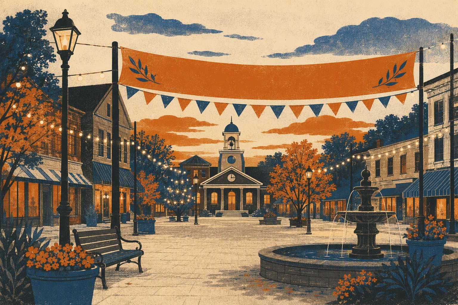 community gathering - illustration, Jake Team LLC
