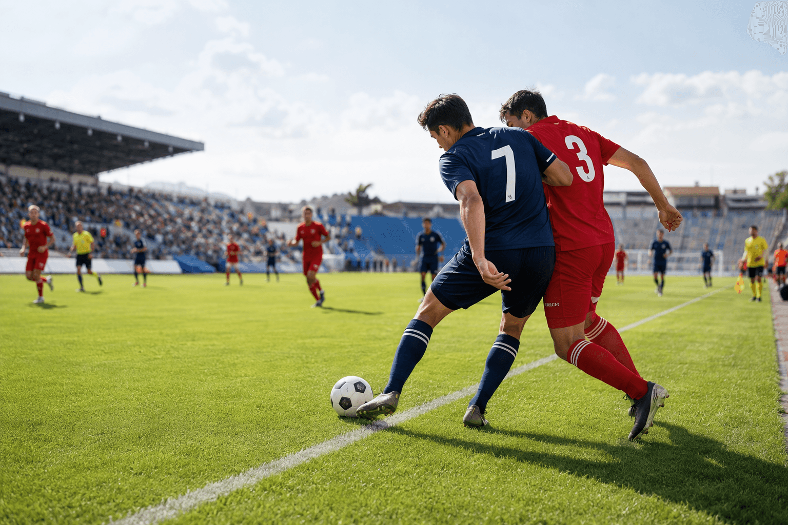 Soccer match drama - illustration, Jake Team LLC
