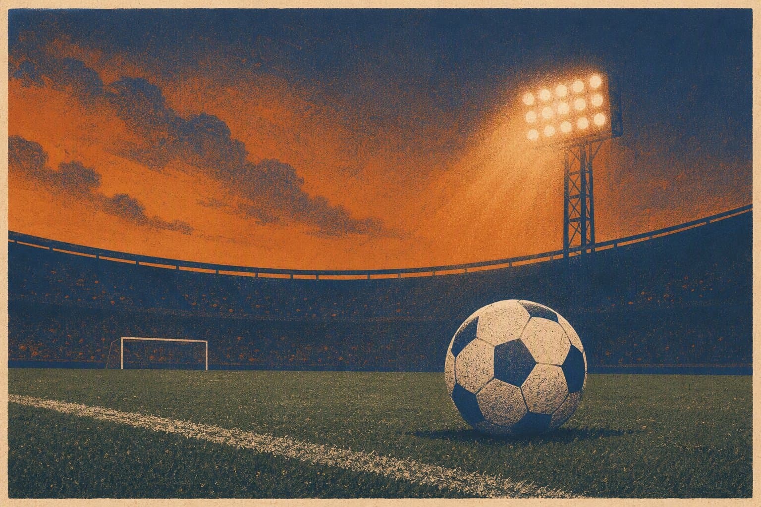 Late soccer victory - illustration, Jake Team LLC