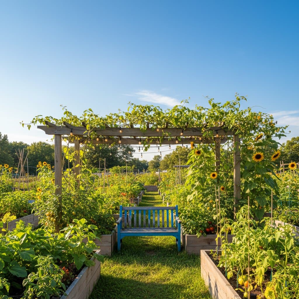 Princeton Community Garden - illustration, Jake Team LLC