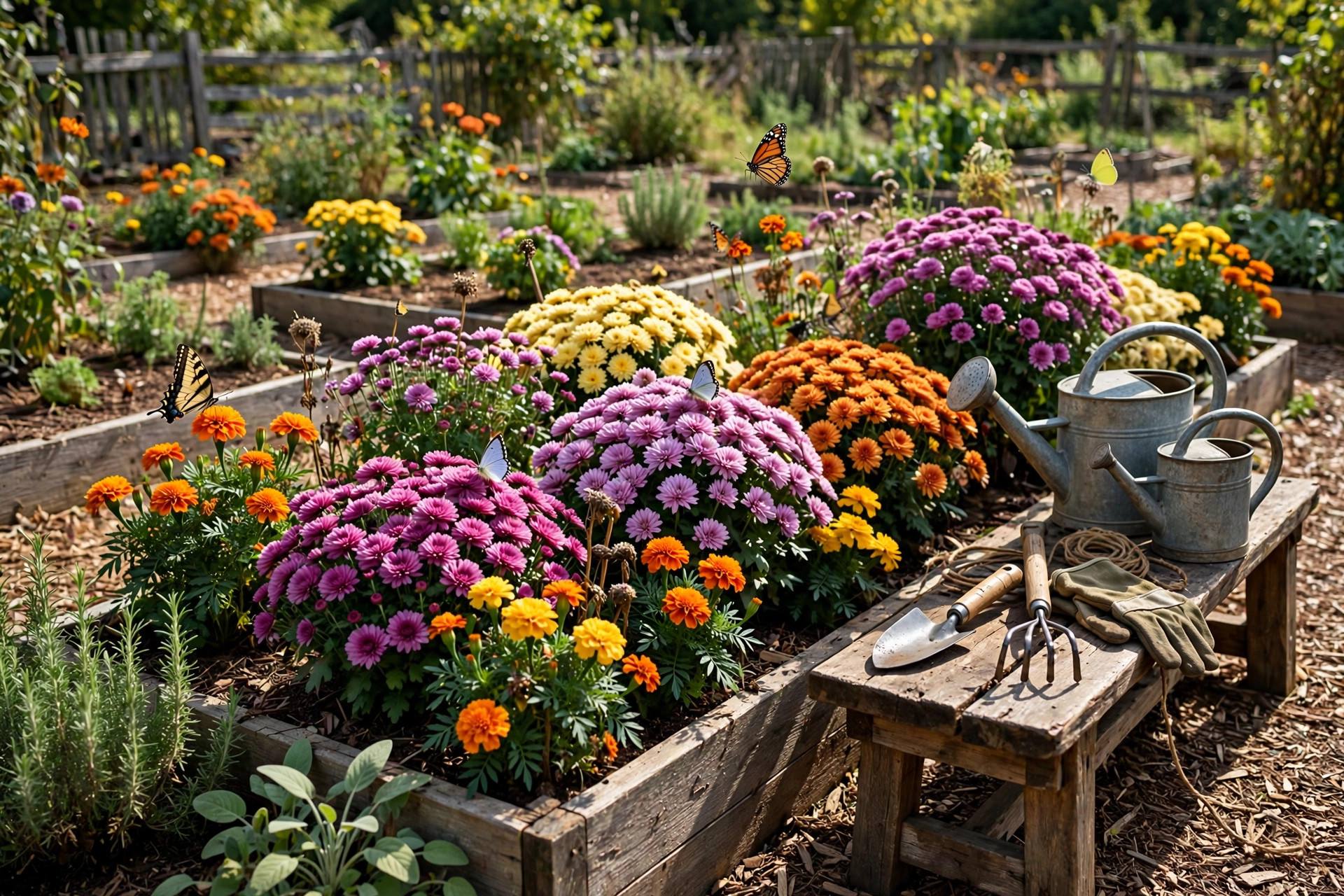 Fall Flower Garden Workshop — Illustration by Jake Team LLC