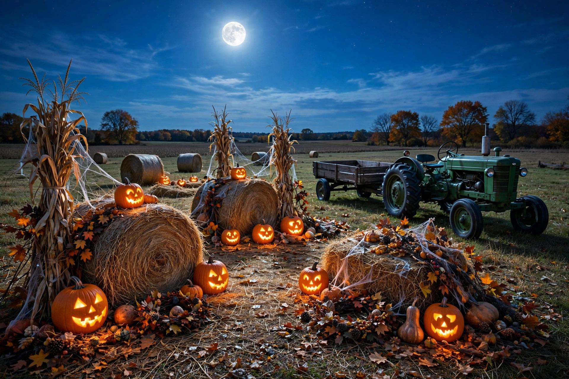 Haunted Halloween on the Farm — Illustration by Jake Team LLC